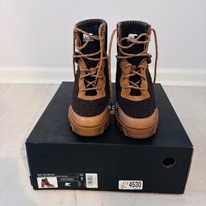 Sorel Brex Leather & Faux Shearling Boots